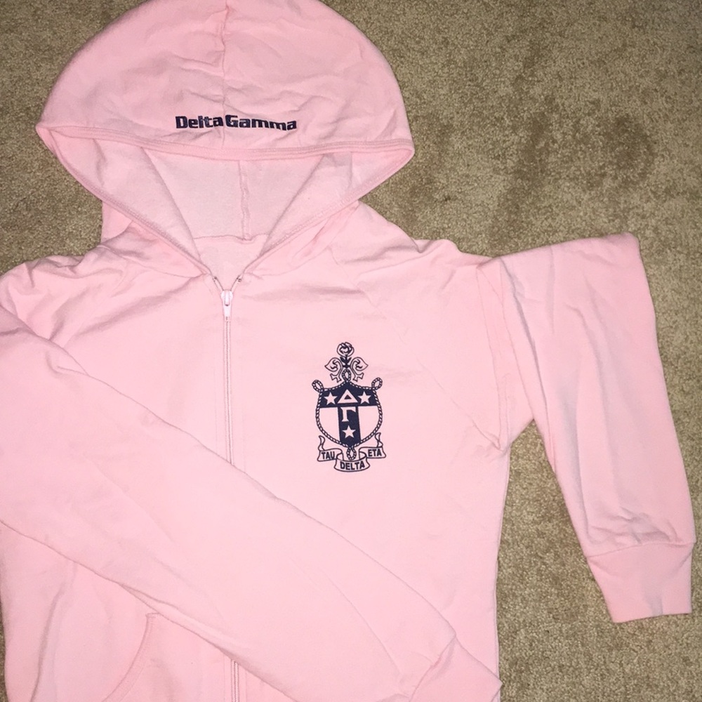 Delta Gamma crest hoodie/sweatshirt